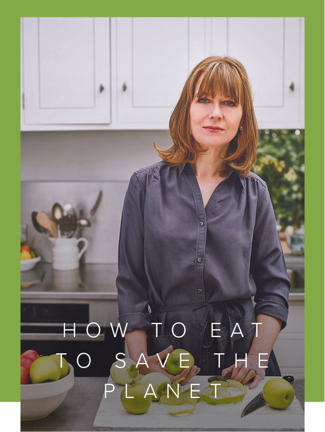 Cookery writer Annie Bell, photographed at home wearing the Hobbs xxxxx.