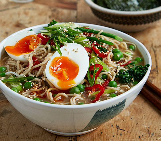 A delicious spicy miso ramen